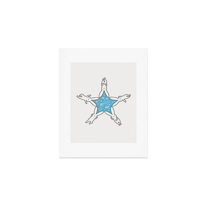 Rabbit Star Art Print Gallery Image 1