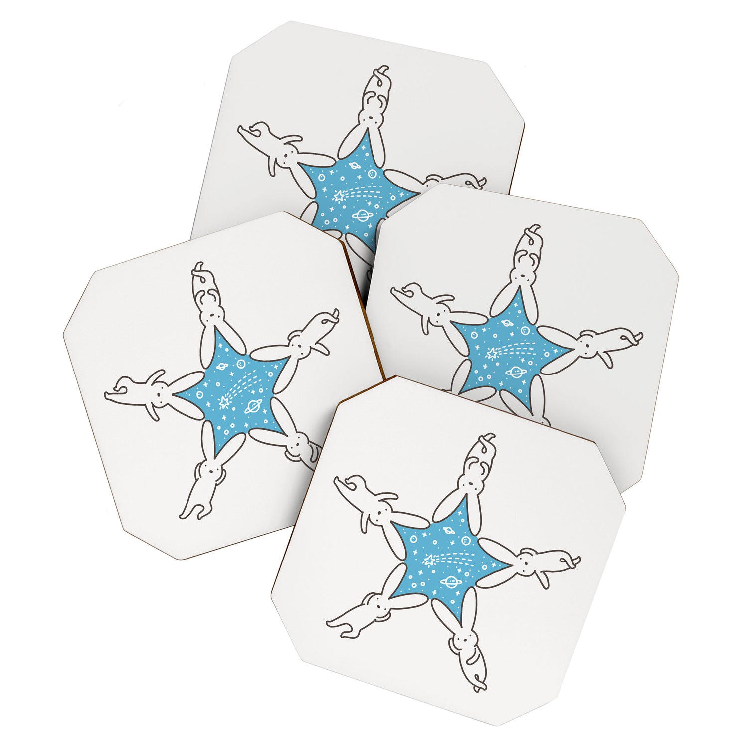Rabbit Star Coaster Gallery Image 1