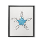 Rabbit Star Framed Canvas Print Gallery Image 8