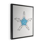 Rabbit Star Framed Canvas Print Gallery Image 2