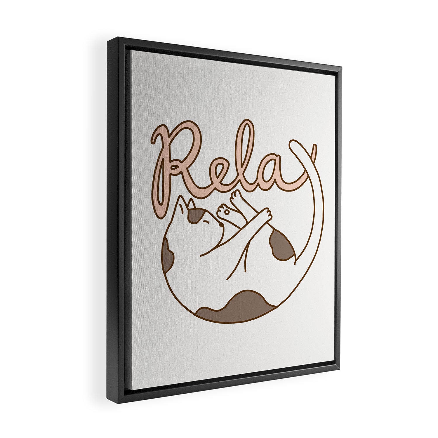 Relax Framed Canvas Print Gallery Image 2