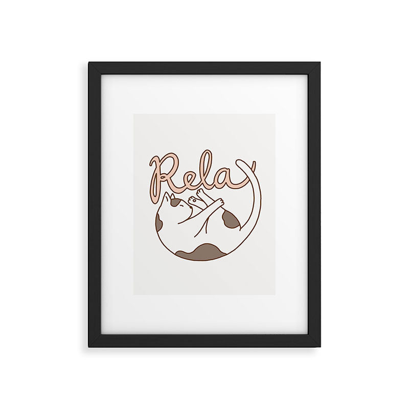 Relax Framed Art Print Gallery Image 6