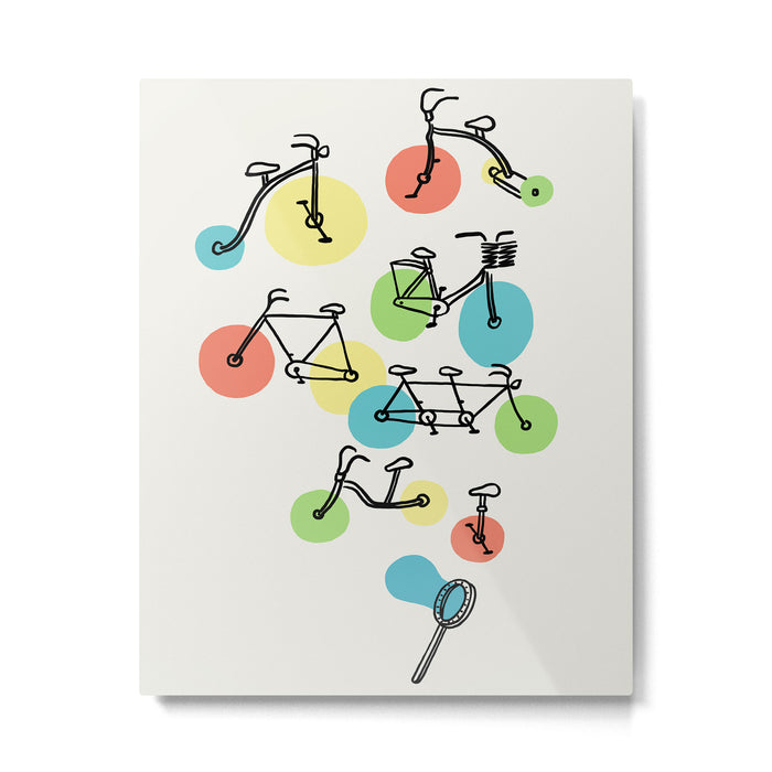 Riding Bubbles Metal Print Gallery Image 1
