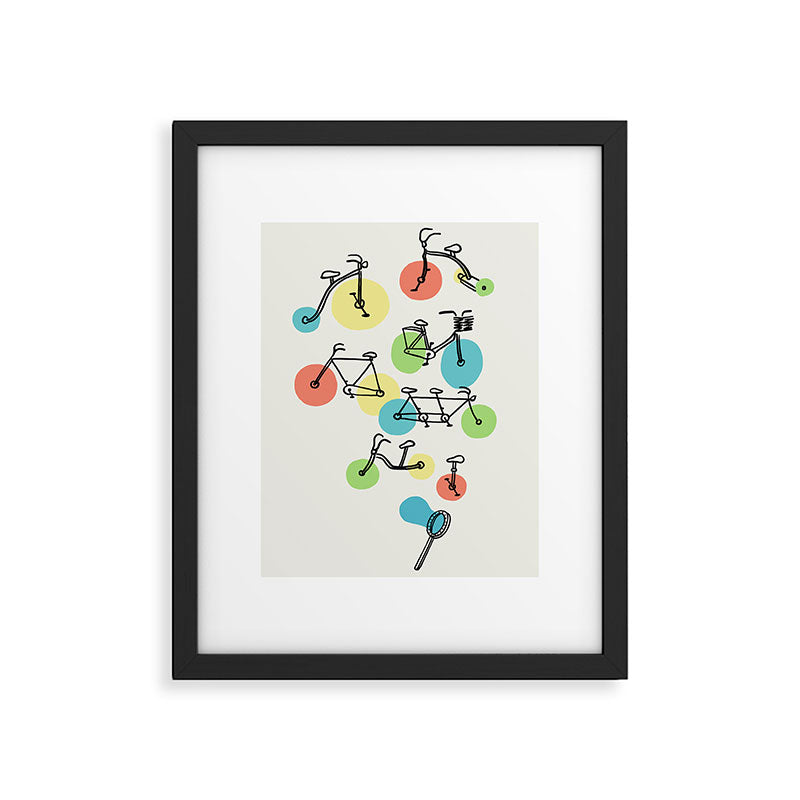 Riding Bubbles Framed Art Print Gallery Image 5