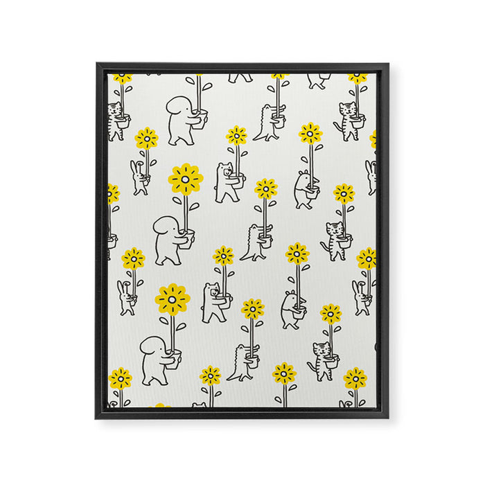 Seed of Hope (Pattern) Framed Canvas Print Gallery Image 1
