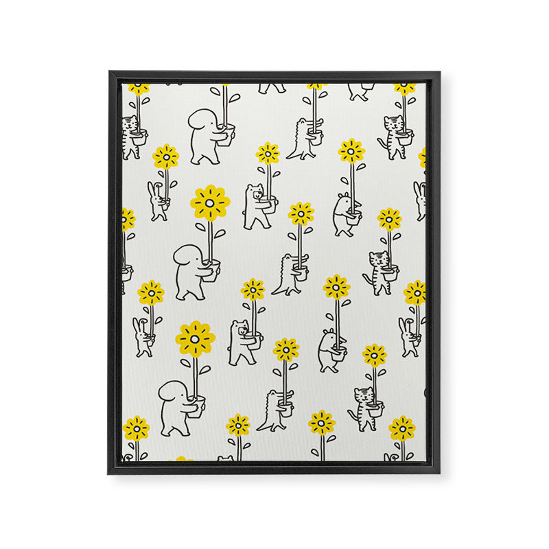 Seed of Hope (Pattern) Framed Canvas Print Gallery Image 6