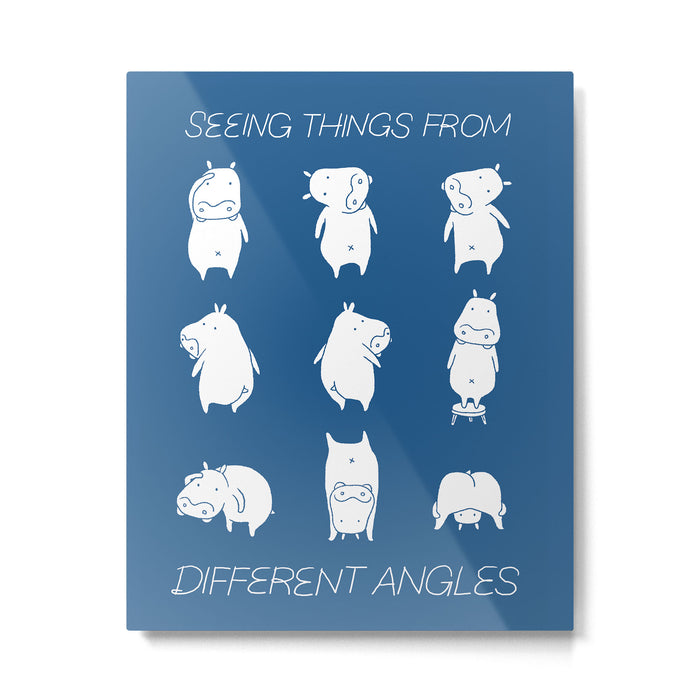Seeing things from different angles Metal Print Gallery Image 1