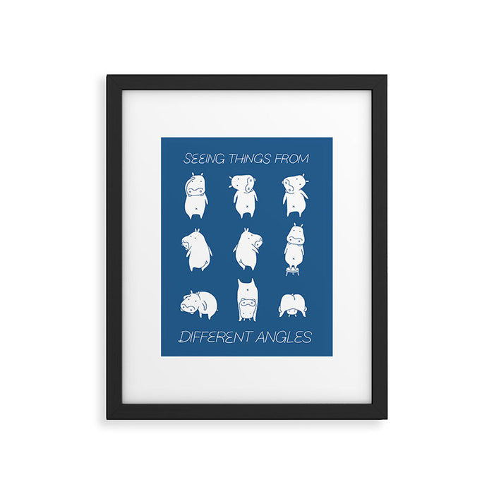 Seeing things from different angles Framed Art Print Gallery Image 1