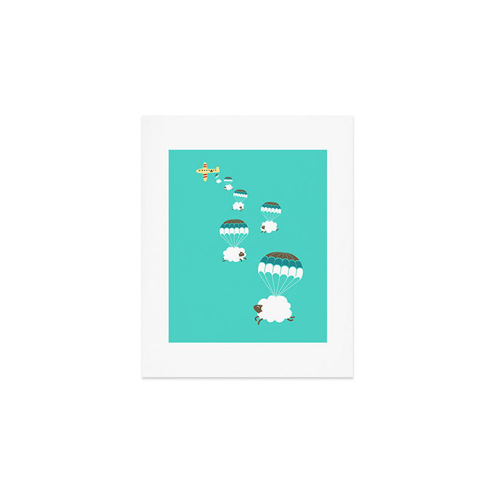 Sheepy clouds Art Print Gallery Image 1