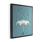 Singing in the rain Framed Canvas Print Gallery Image 2