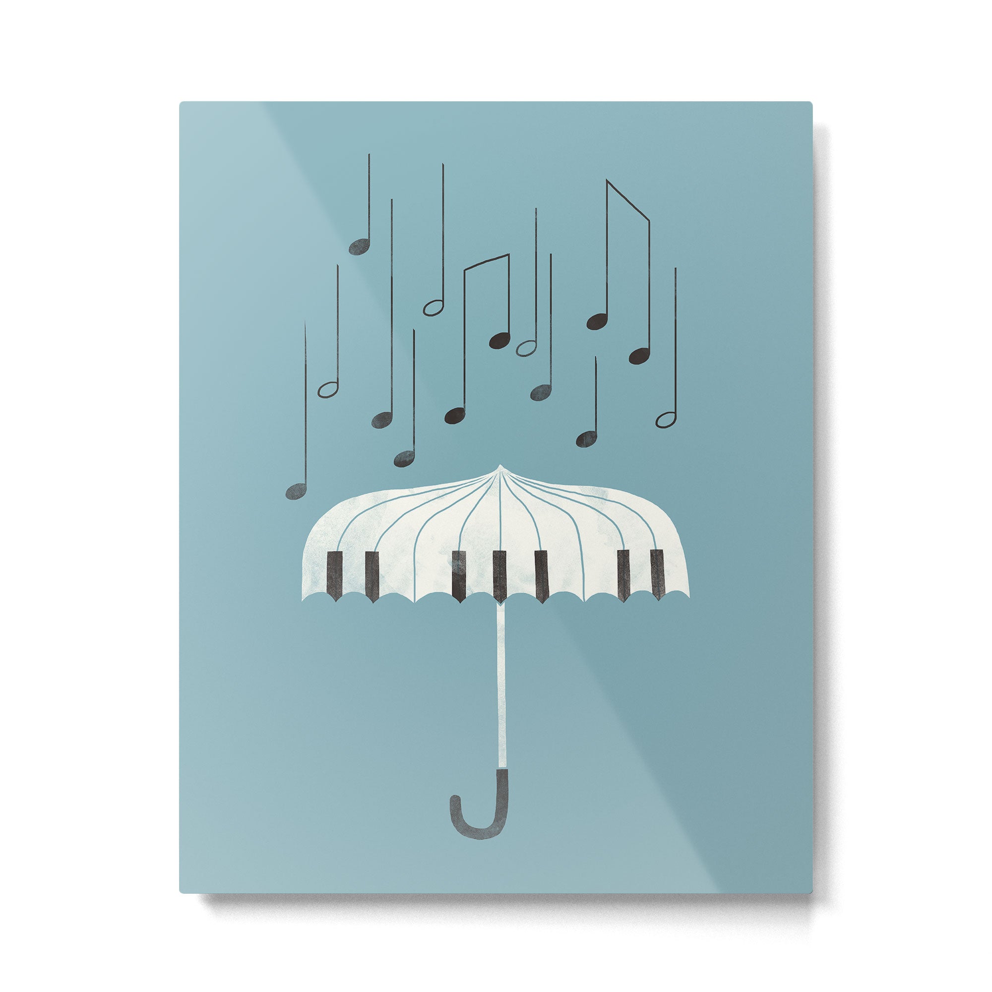 Singing in the rain Metal Print Gallery Image 6