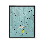 Singing in the Rain v2 Framed Canvas Print Gallery Image 6
