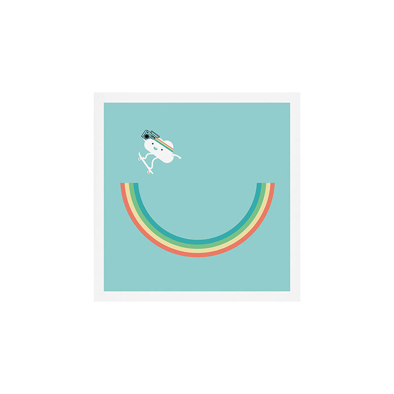Skateboarding cloud Art Print Gallery Image 1