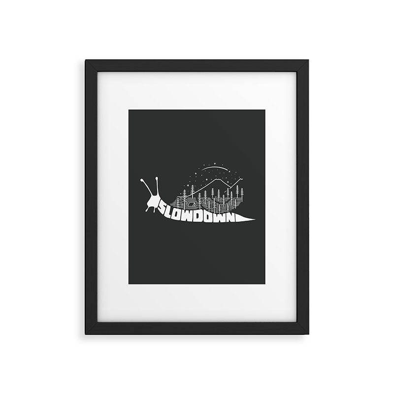 Slow down Framed Art Print Gallery Image 6