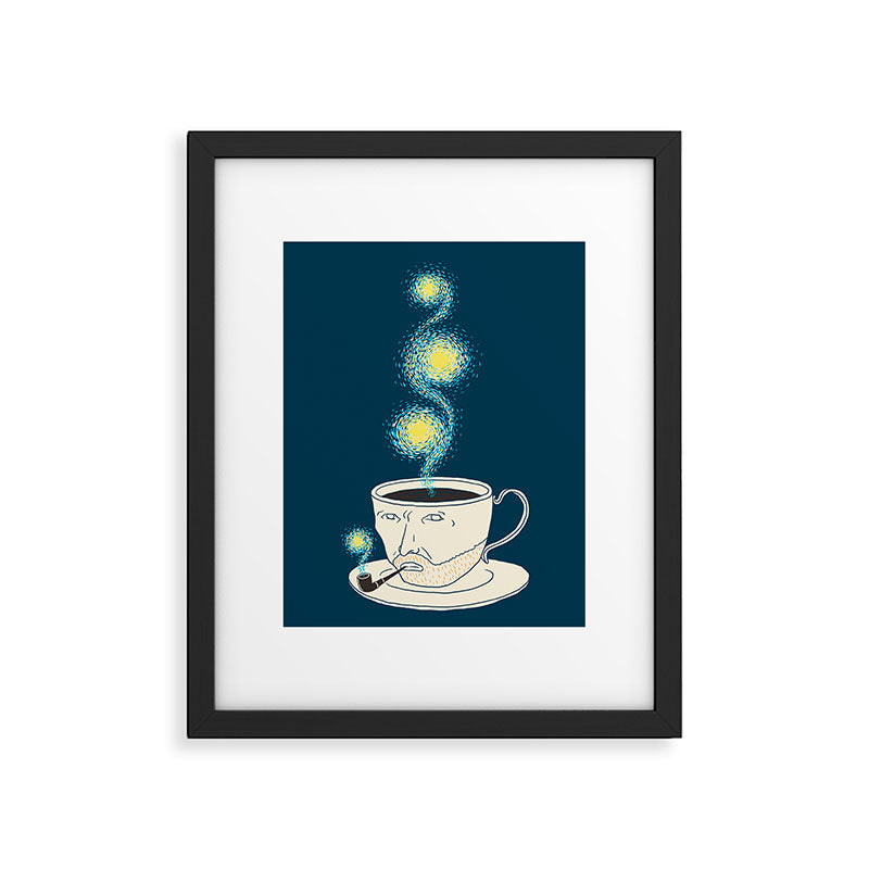 Starry starry coffee Framed Art Print Gallery Image 5