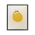Summer Hair Cut Framed Canvas Print Gallery Image 8