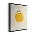 Summer Hair Cut Framed Canvas Print Gallery Image 2