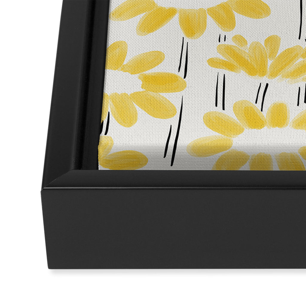 Sunflower Field Framed Canvas Print Gallery Image 3