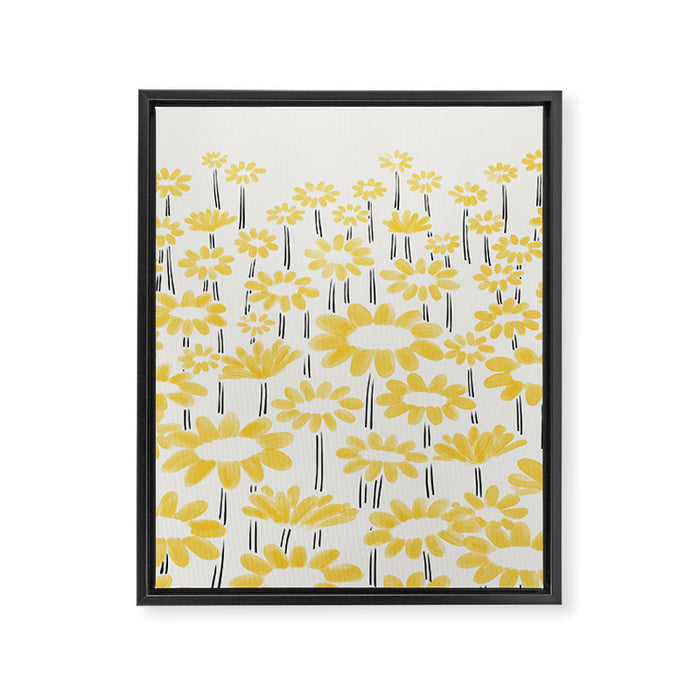 Sunflower Field Framed Canvas Print Gallery Image 1