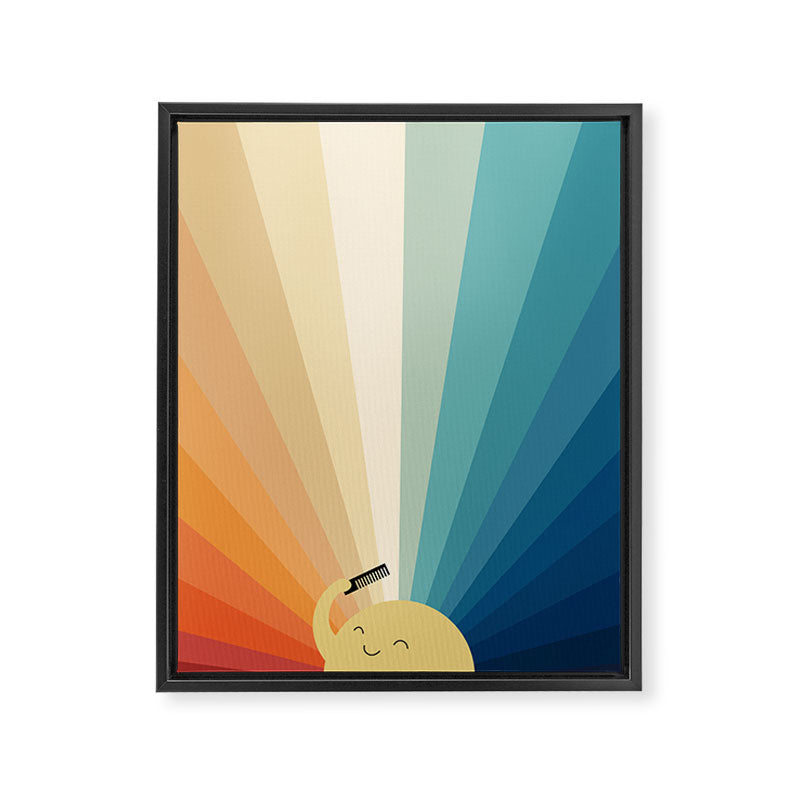Sunshine will be ready in a minute Framed Canvas Print Gallery Image 6
