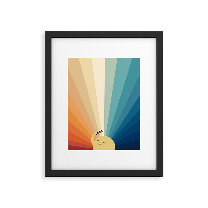 Sunshine will be ready in a minute Framed Art Print Gallery Image 1