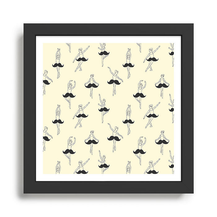 The Ballet of Mustache Framed Art Print Gallery Image 1