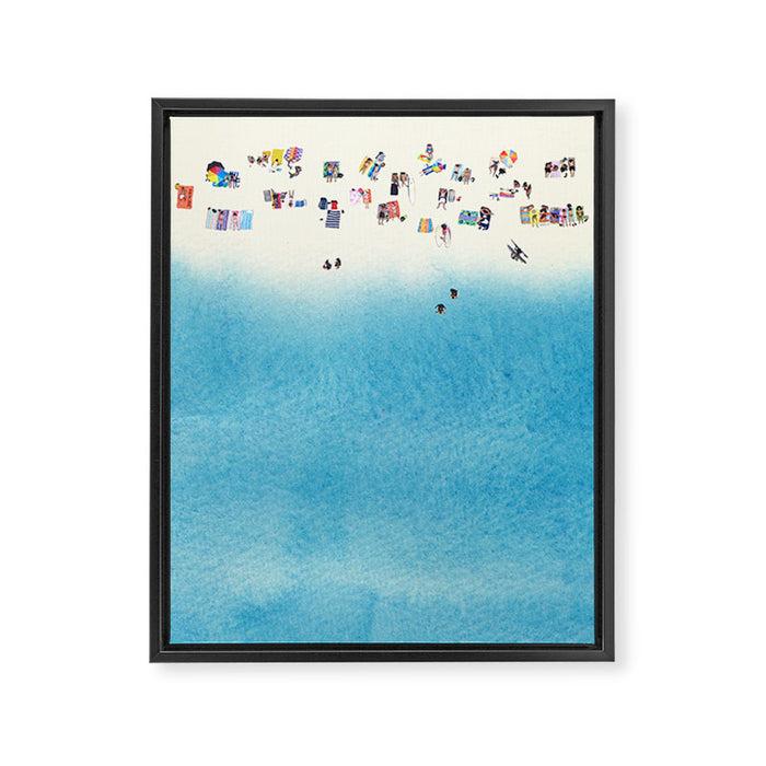 The Beach Framed Canvas Print Gallery Image 1