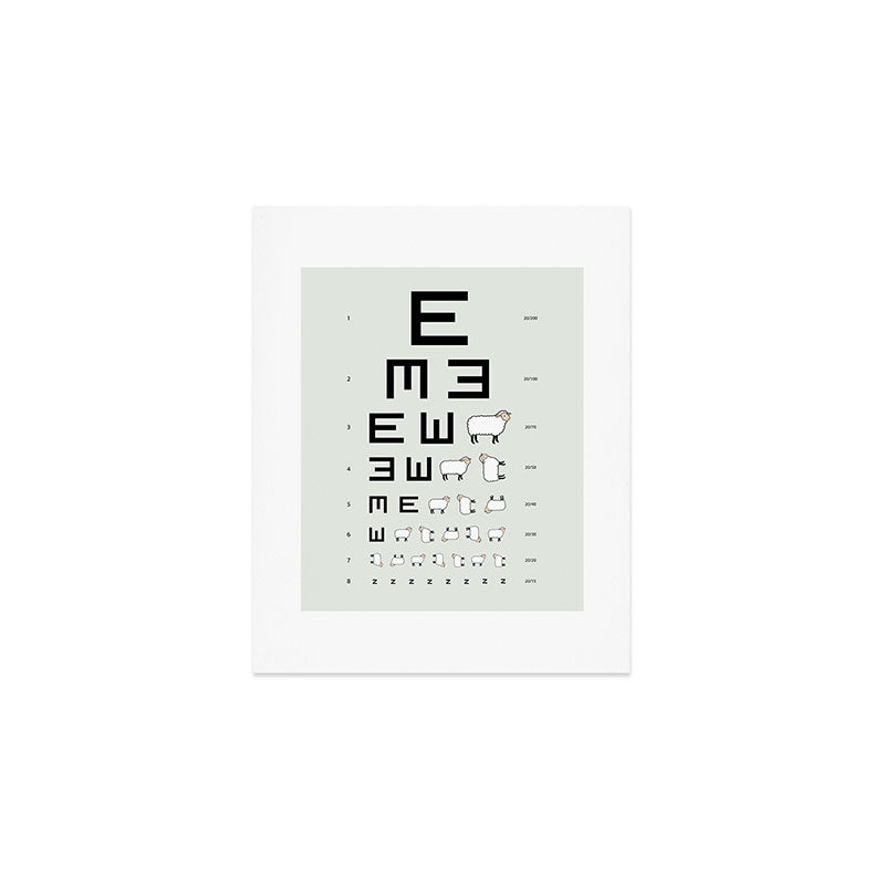 The EWE Chart Art Print Gallery Image 1