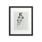 The EWE Chart Framed Art Print Gallery Image 5