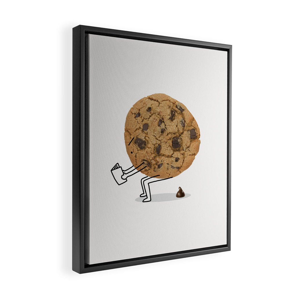 The Making of Chocolate Chips Framed Canvas Print Gallery Image 2