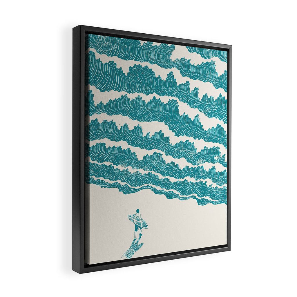 To the sea Framed Canvas Print Gallery Image 2