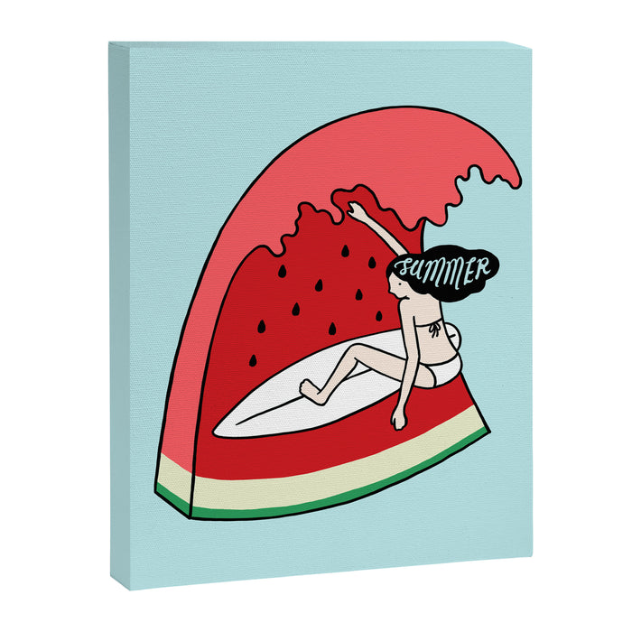 Watermelon Surf Canvas Print Gallery Image 1