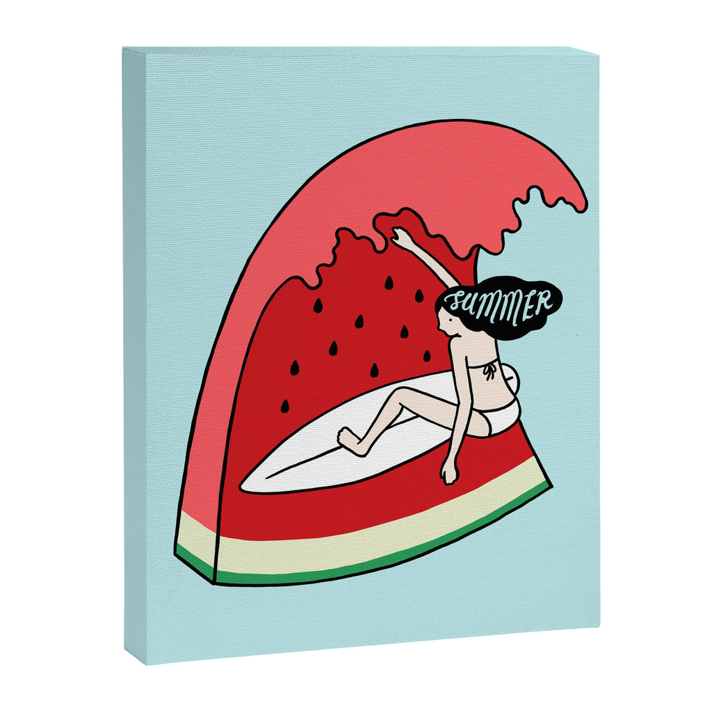 Watermelon Surf Canvas Print Gallery Image 6