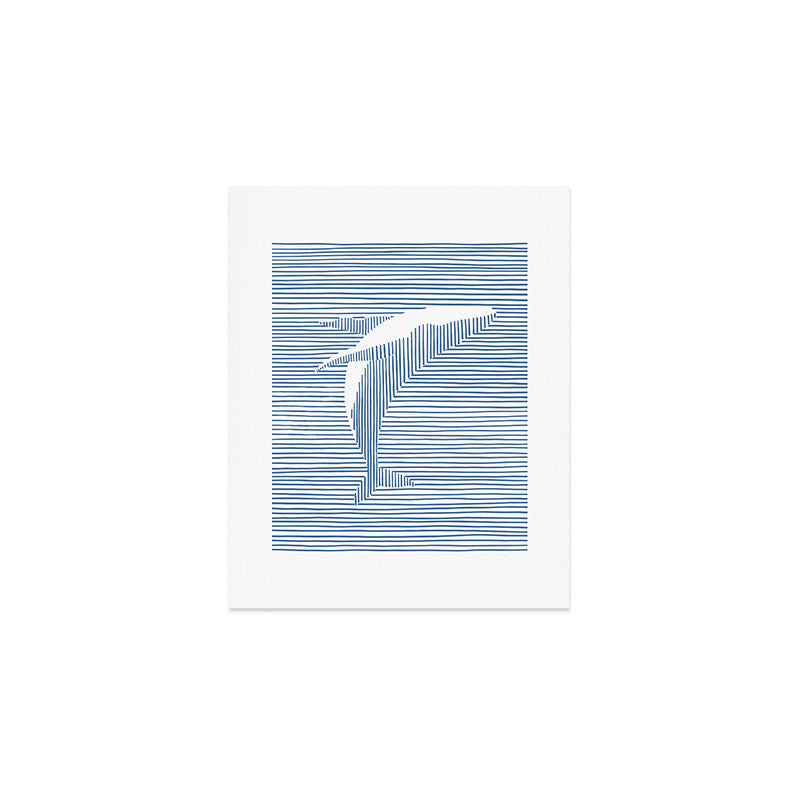 Whale Splash Art Print Gallery Image 1