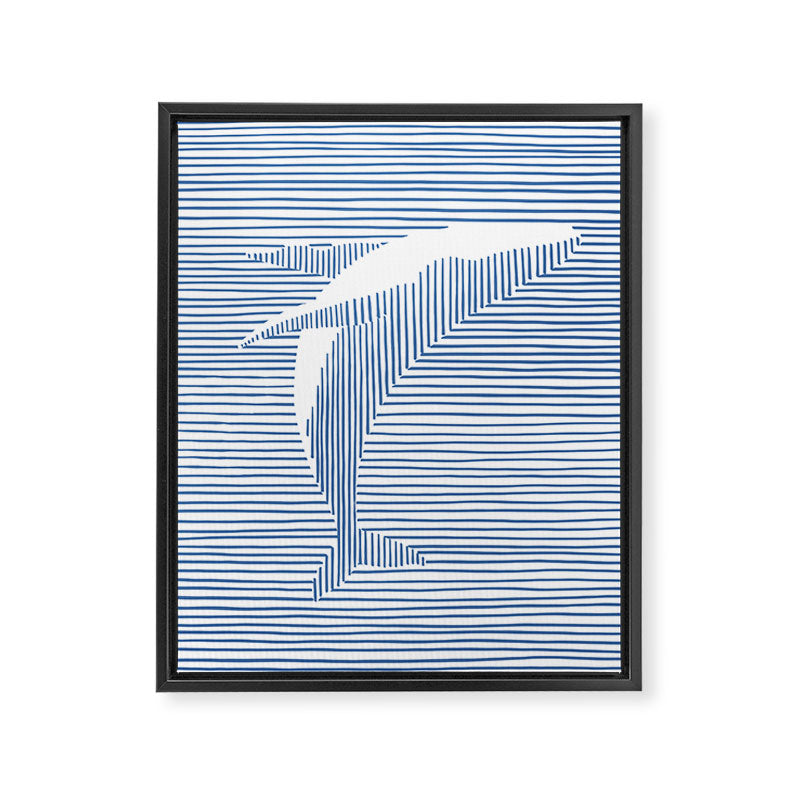 Whale Splash Framed Canvas Print Gallery Image 6
