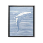Whale Splash Framed Canvas Print Gallery Image 6