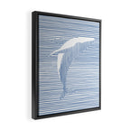Whale Splash Framed Canvas Print Gallery Image 2