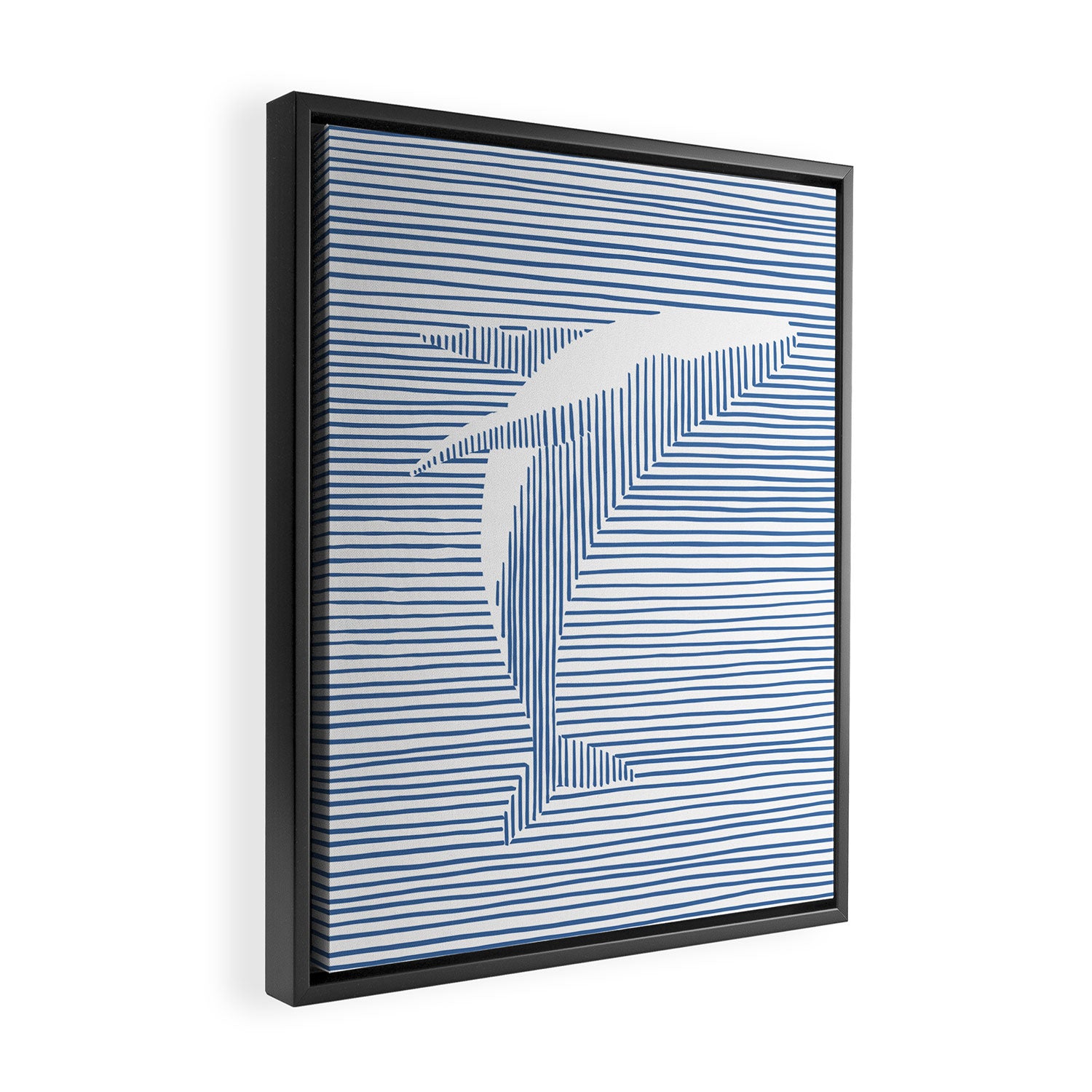Whale Splash Framed Canvas Print Gallery Image 2