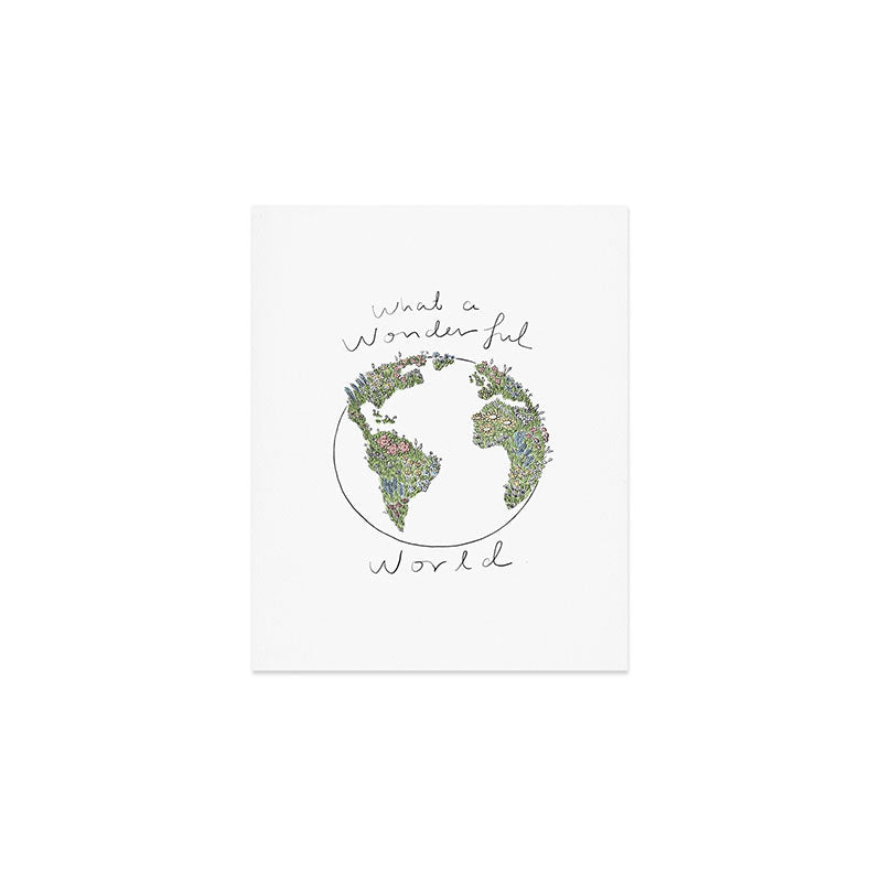 What a Wonderful World Art Print Gallery Image 1
