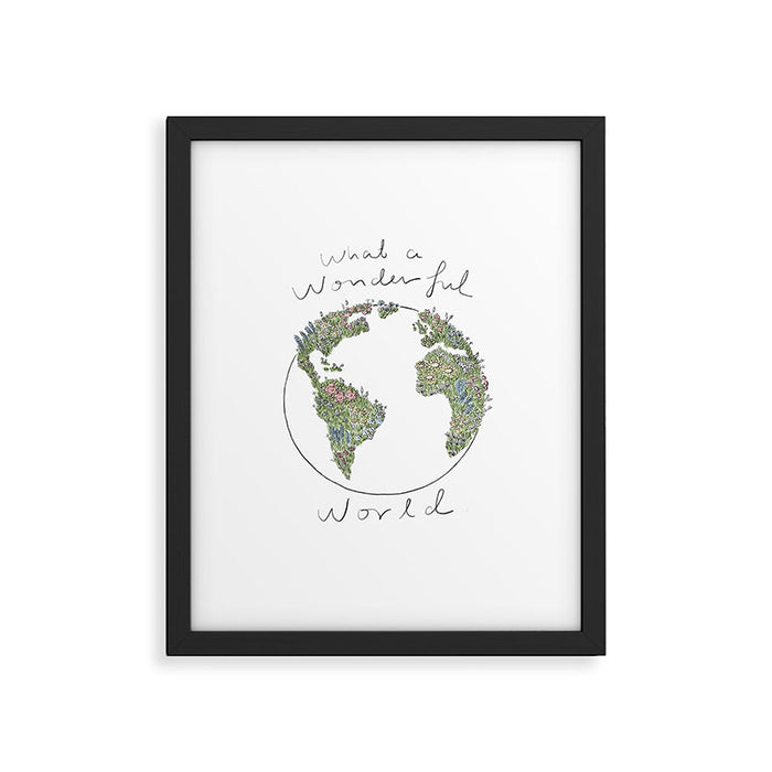 What a Wonderful World Framed Art Print Gallery Image 1