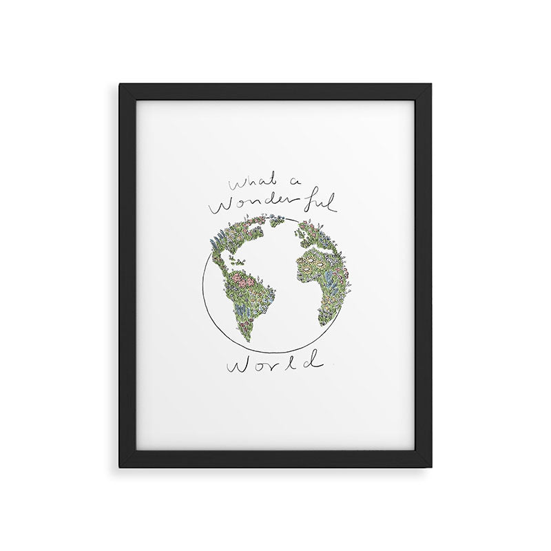 What a Wonderful World Framed Art Print Gallery Image 5