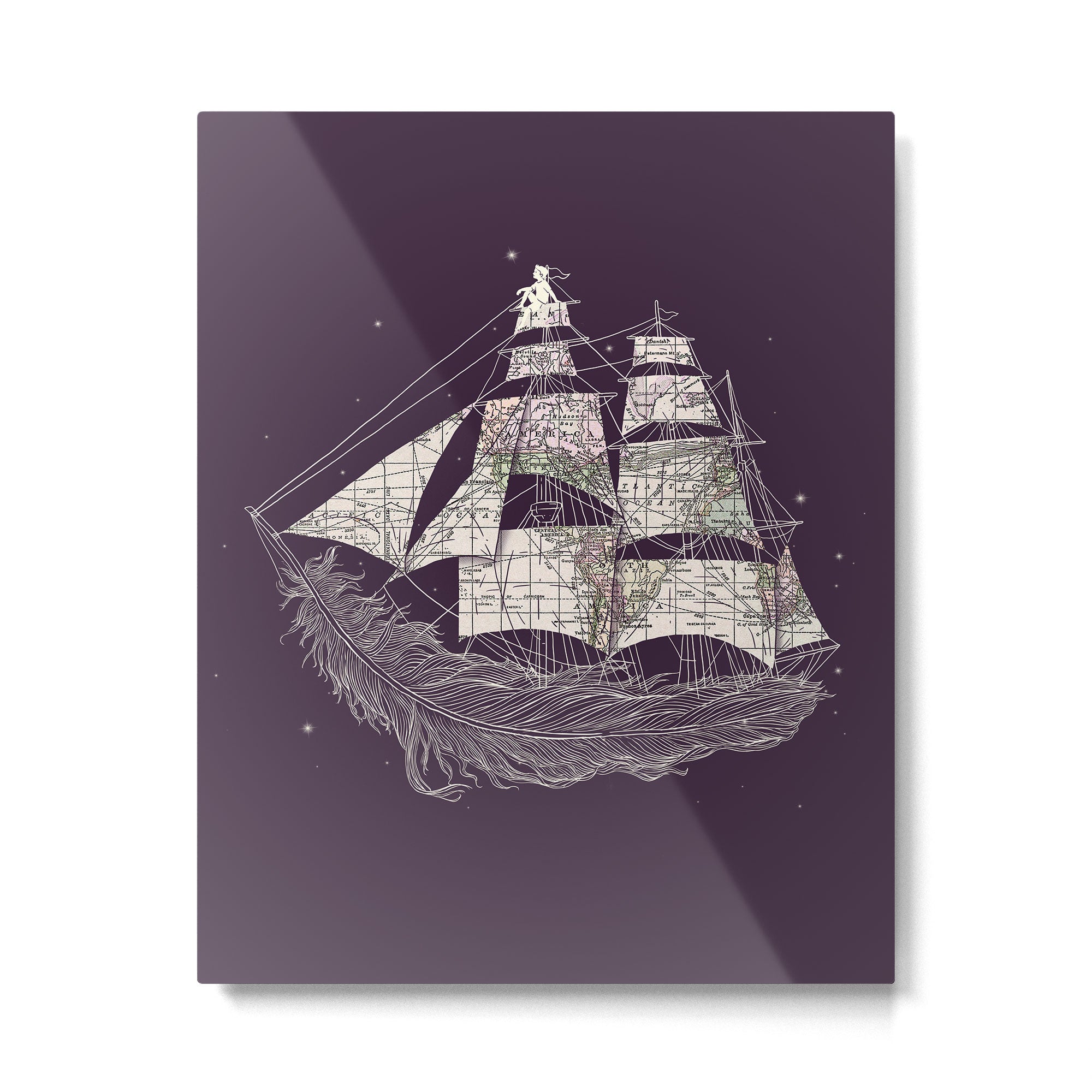 Wherever the wind blows Metal Print Gallery Image 6