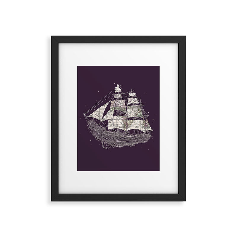 Wherever the wind blows Framed Art Print Gallery Image 4