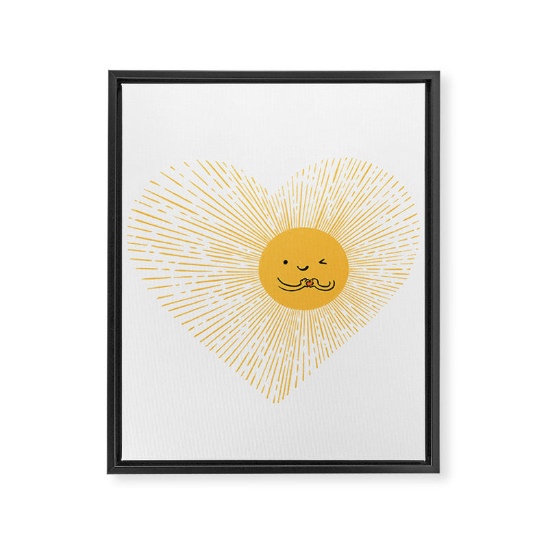You are the Sunshine of my heart Framed Canvas Print Gallery Image 8