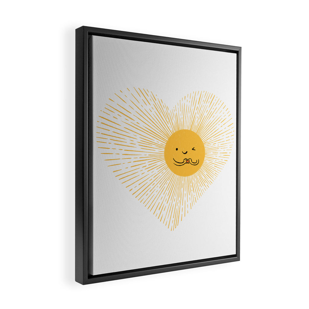 You are the Sunshine of my heart Framed Canvas Print Gallery Image 2