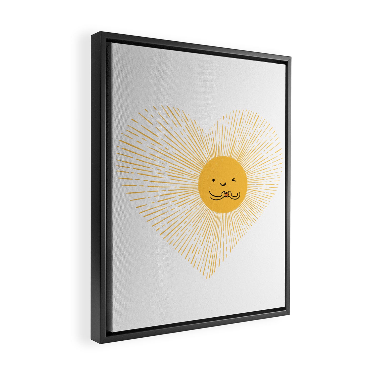 You are the Sunshine of my heart Framed Canvas Print Gallery Image 2