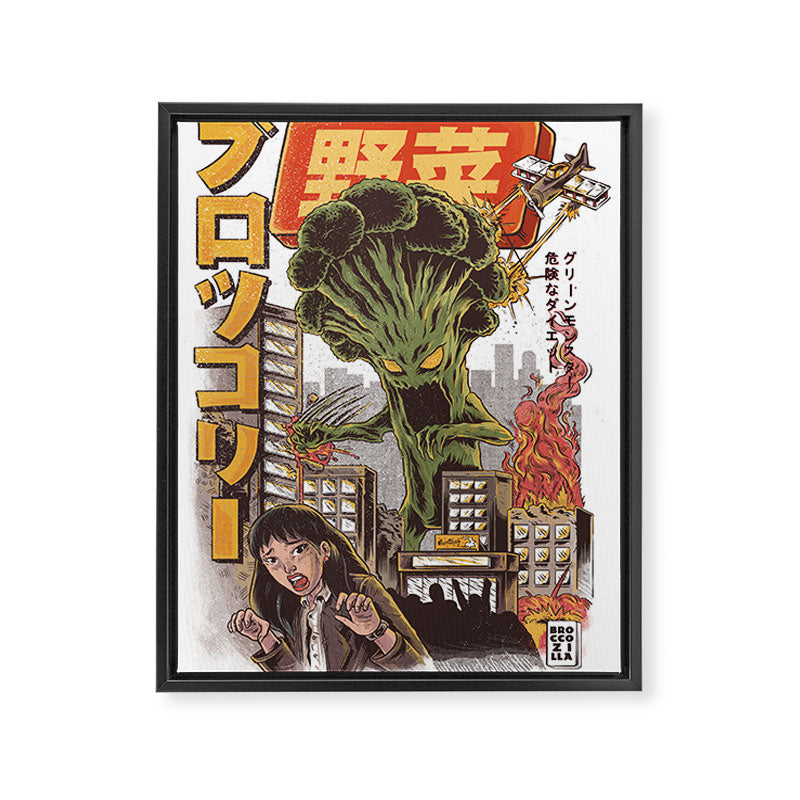 Broccozilla Framed Canvas Print Gallery Image 8