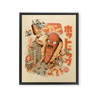 Great Hot Dog Framed Canvas Print Gallery Image 8