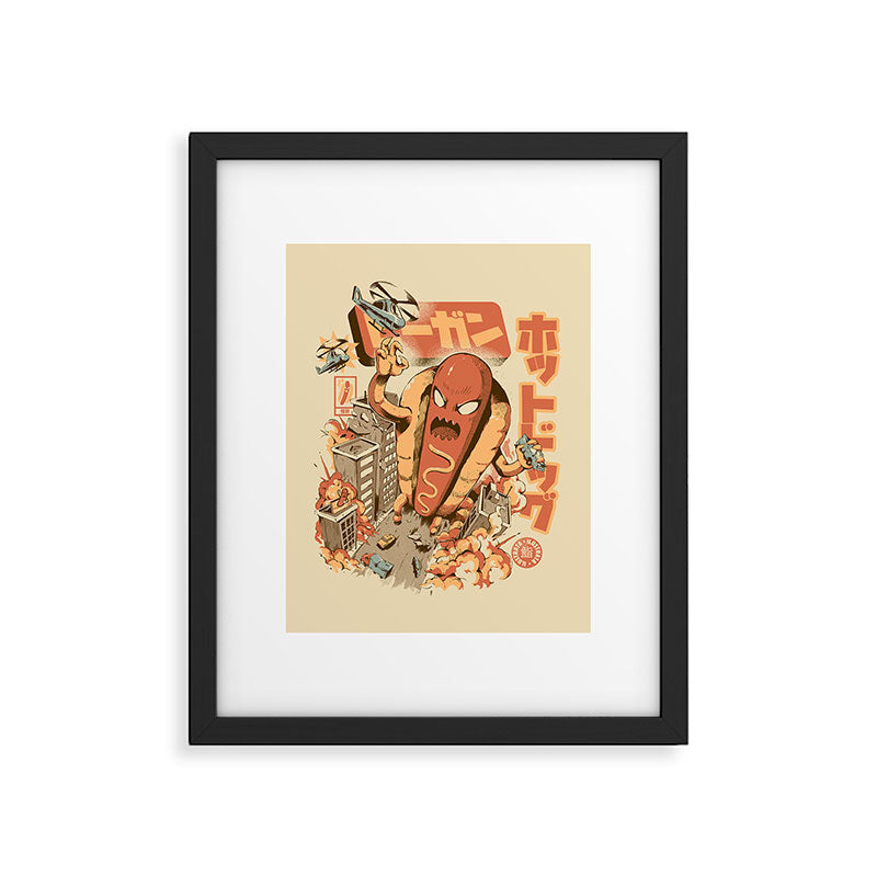 Great Hot Dog Framed Art Print Gallery Image 6
