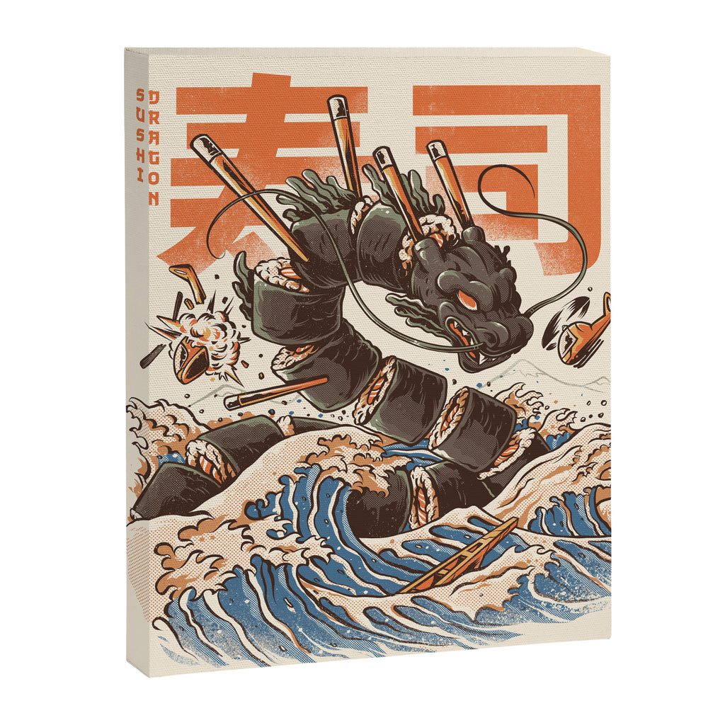 Great Sushi Dragon Canvas Print Gallery Image 8